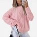 Oversized Cable Knit Sweater – Soft & Cozy Winter Pullover With Relaxed Fit For Women (Apricot/Light Blue/Light Gray/Pinkish/Black/White, XS-XXL)_ecoleips.com