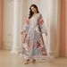 NT01 plus Size Women's Robe Dress Cross Border Fashion Turkish Style Jacquard Mesh Print Muslim Clothing_ecoleips.com