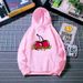 Gray Hooded Sweatshirt For Women, Winter Fleece-Lined Casual Versatile Loose Lazy Style Spring And Autumn_ecoleips.com