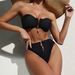 Women's Clothing Solid Color Top Bikini Sexy Split Suit Swimsuit_ecoleips.com
