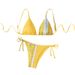 Sun-Kissed & Confident: Floral Print Bikini Set For Women, Comfortable & Supportive Two-Piece Swimsuit_ecoleips.com