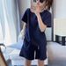 Women's Clothing Women's Summer Sports Suit Loose Fit Plus Size Style Short Sleeved Casual Running Two Piece Set_ecoleips.com