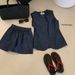 WGWE 2025 New Old Money Style Vest Top+Wide Leg Cowboy Shorts Two Piece Women's Spring And Autumn Set_ecoleips.com
