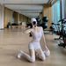 Two-tone High-waisted Peach Butt-lifting Sports Shorts No Awkward Lines, Tank Top With Chest Pads, Fitness Yoga Set_ecoleips.com
