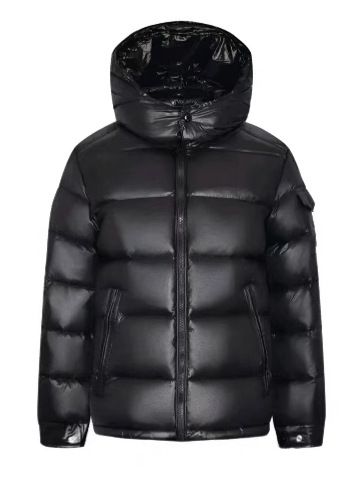 Women's Clothing Men's & Women's Shiny Down Jacket With Hood, Short & Long Puffy Coat, 600FP White Duck Down, Windproof & Warm Winter Fashion_ecoleips.com