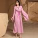 Women's Clothing Muslim Fashion Robe Abaya Sewing Diamond Evening Dress_ecoleips.com