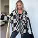 Spring/Summer Colorful Layering Jacket With Open-Neck Sweater-Women's Fashionable Casual Long-Sleeve Knitwear_ecoleips.com
