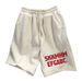 Women's Clothing Summer New Simple Drawstring Sports Shorts Trendy Street Loose Letter Casual Sweatpants Shorts For Women_ecoleips.com
