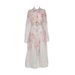 Women's Clothing Lapel Long Sleeved Big Swing Skirt With Belt Single Breasted Long Skirt Positioning Print Dress_ecoleips.com