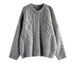 girl Twist Women, Autumn Winter Soft And Cozy Versatile Cream White Round Neck Loose Pullover Lazy Style Knitted Sweater For_ecoleips.com