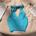 Sweet Spicy Girl Dopamine Knitted Halter Neck Camisole Women's High-End Summer Outerwear Short Backless Sleeveless Top_ecoleips.com
