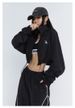 American Style Slim Stand Collar Sun Protection Short For Women's Jazz Dance Outerwear, Waist Up Quick Drying Sports_ecoleips.com