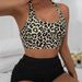 Women's Leopard Print Bikini Set – Sexy Two-Piece Swimwear With Removable Padding, Floral & Animal Prints For Beach & Pool_ecoleips.com