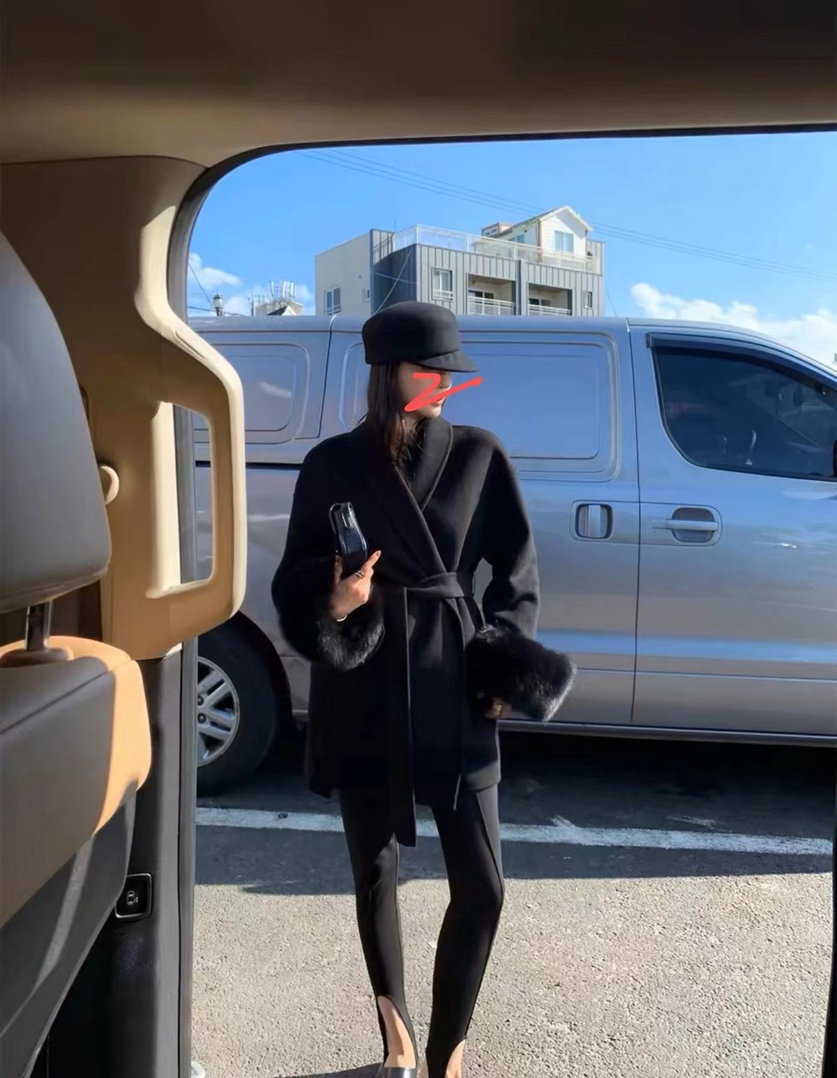 Luxury Wool Blend Trench Coat With Detachable Fox Fur Collar - Elegant Long & Short Women's Overcoat For Fall Winter (Black, Grey, Beige, Brown)_ecoleips.com