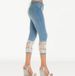 K Lace Ankle Thin Stretch Jeans For Women To Look Slim_ecoleips.com