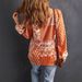 Women's Clothing Autumn And Winter Women's Clothing Wish Long Sleeved Printed Ethnic Tops T Shirts Shirts For Women_ecoleips.com