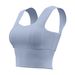 Juyitang Women's High Strength Sports Bra Shockproof Fixed Cup Fitness Yoga Vest Gathered_ecoleips.com