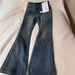 American Retro Fleece-lined Women's Jeans, New For Autumn And Winter 2025, High-waisted Slim-fit Flared Pants_ecoleips.com