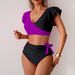 Women's Clothing New Bikini Split Swimsuit Women's High Waist Swimming Trunks Bikini Swimsuit_ecoleips.com