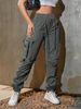 Women's Clothing Overalls Summer Sports Pants Functional Tactical Pants Cuff Casual Pants_ecoleips.com