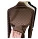 Women's Clothing Half Turtleneck Bottoming Shirt Plaid Long Sleeved T Shirt Fashionable And Stylish Inner Top_ecoleips.com