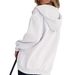 Women's Printed Cardigan Jacket Long Sleeve Boyfriend Style Loose Casual Hooded Zipper Print_ecoleips.com