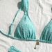 Women's Clothing Metal Jewelry Two-Piece Bikini Set Sexy Style Vacation Fabric Regular Fit For All Seasons_ecoleips.com