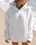 Women Palm Tree Print Hoodie Brushed Fleece_ecoleips.com