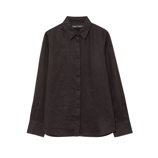 Women's Clothing Spring New Suit Shirt Long Sleeve Solid Color Casual Loose Wide Leg Pants Suit_ecoleips.com