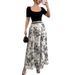 Summer Floral Maxi Dress – Oversized French-Inspired Boho Dress With Elastic Waist (S-Xxl, Lightweight Polyester)_ecoleips.com