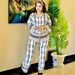 Plus Size African Style Two-Piece Set Long Sleeved Collared Printed Cardigan And Wide Leg Trousers American Style Women's Clothing_ecoleips.com