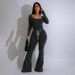 Women's Clothing Autumn And Winter Sexy Tights Fitness Sports Trousers Suit_ecoleips.com