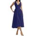 2026 Spring New Cross-Border European And American Fashion Casual Floral Print Sleeveless V-Neck Slim Waist Dress For_ecoleips.com