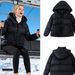 "Winter New Fashion Hooded Puffer Coat With Pockets, Lightweight Warm Jacket For Women & Men_ecoleips.com