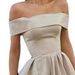Women's Sexy Backless Spaghetti Strap Maxi Dress With High Slit, Elegant One Shoulder Summer Evening Party Dress, Flowy A-Line Dress For Women_ecoleips.com