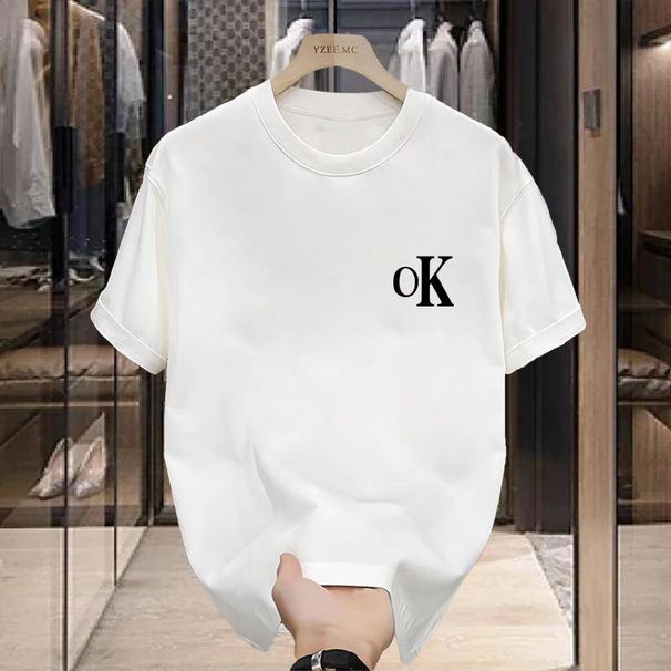2026 Summer Fashion T-Shirt Trendy Loose Fit Casual Short Sleeve Printed Top_ecoleips.com