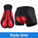 Men's Thickened Silicone Waist Cycling Underwear Quick Drying Mountain Bike Road Bike Shorts All Season Cycling Gear_ecoleips.com