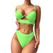Women's Clothing Swimsuit One Piece Steel Support Hard Cover Nylon Solid Color Hollow Sexy Bikini_ecoleips.com