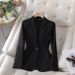 Women’S Clothing Light Blue Short Suit Jacket For Women Spring And Autumn Fashionable Small And High End This Year's Popular Small Suit_ecoleips.com