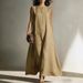 Women's Clothing Women's Casual Cotton Linen Sleeveless Dress Spring Summer Simple Design For Formal & Casual For Women_ecoleips.com