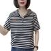 Casual Plus-Size Chubby Girl Short-Sleeved, Stylish And Versatile Summer, Loose And Artistic Hooded Short-Sleeved T-Shir_ecoleips.com