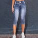 New Women's Slim Fit Jeans Versatile Rolled Elastic Waistband 2026 Hot Selling Item for Europe And America 2365 Archer0603_ecoleips.com