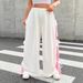 American Street Style Loose Bow Tie Wide Leg Pants Trendy Casual Dopamine Women's Bottoms Cross Border Wholesale_ecoleips.com