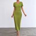 Cross-border Independent Website 2026 Spring/summer New European And American Women's Fashion Casual Solid Color Round_ecoleips.com