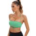 European American Sexy Backless Yoga Bra, Push-up Halter Neck Tube With Knotted Straps And Chest Pads, Sports Fitness_ecoleips.com