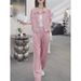 Women's Clothing Plus Size Women's Summer Fashionable Sun Protection Long Sleeved Shirt And Wide Leg Pants Loose And Simple Two Piece Set_ecoleips.com