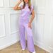 Women's Clothing Solid Color Stand Up Collar Sleeveless Loose Satin Backless Wide Leg Jumpsuit_ecoleips.com