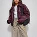 Women’s Vintage-Inspired Bomber Jacket – Premium Faux Leather With Retro Silhouette | Lightweight Spring Outerwear For Casual & Streetwear_ecoleips.com