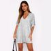 Xiyin Hot-Selling Cross-Border In-Stock Wholesale European And American V-Neck Sequin Loose Elegant Exquisite Two-Way_ecoleips.com