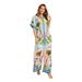 Women's Clothing Fashion Personality Print Short Sleeved Holiday Leisure Tether Suit_ecoleips.com